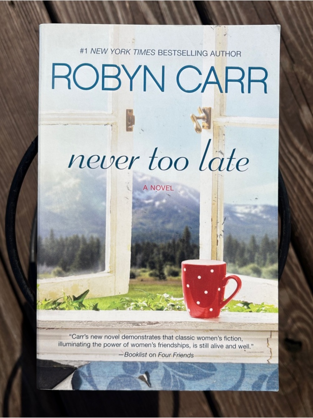 🔵 Paperback fiction BOOK “Never Too Late”